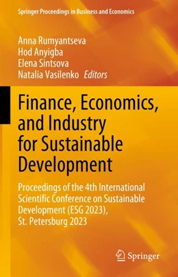 Abbildung von Rumyantseva / Anyigba | Finance, Economics, and Industry for Sustainable Development | 1. Auflage | 2024 | beck-shop.de