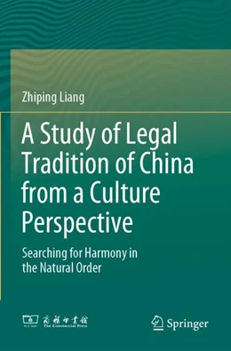 Abbildung von Liang | A Study of Legal Tradition of China from a Culture Perspective | 1. Auflage | 2024 | beck-shop.de