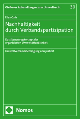 Abbildung von Galir | Nachhaltigkeit durch Verbandspartizipation | 1. Auflage | 2024 | 30 | beck-shop.de