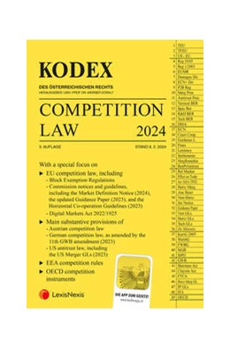 Abbildung von Doralt | KODEX Competition Law 2024 - inkl. App | 3. Auflage | 2024 | beck-shop.de