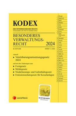 Abbildung von Doralt | KODEX Besonderes Verwaltungsrecht 2024 - inkl. App | 32. Auflage | 2024 | beck-shop.de