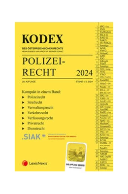 Abbildung von KODEX Polizeirecht 2024 - inkl. App | 20. Auflage | 2024 | beck-shop.de