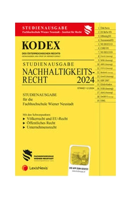 Abbildung von Doralt | KODEX Nachhaltigkeitsrecht 2024 - inkl. App | 1. Auflage | 2024 | beck-shop.de