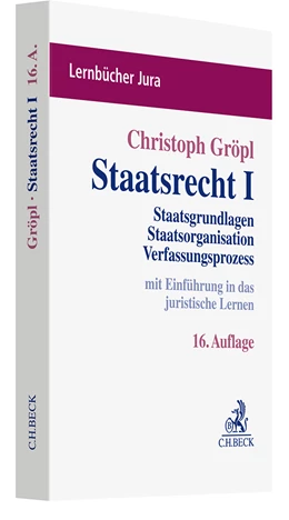 Abbildung von Gröpl | Staatsrecht I | 16. Auflage | 2024 | beck-shop.de