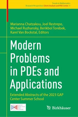 Abbildung von Chatzakou / Restrepo | Modern Problems in PDEs and Applications | 1. Auflage | 2024 | 4 | beck-shop.de