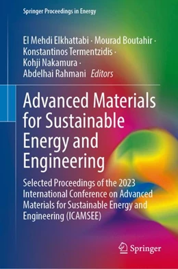 Abbildung von Elkhattabi / Boutahir | Advanced Materials for Sustainable Energy and Engineering | 1. Auflage | 2024 | beck-shop.de