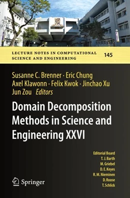 Abbildung von Brenner / Chung | Domain Decomposition Methods in Science and Engineering XXVI | 1. Auflage | 2024 | 145 | beck-shop.de