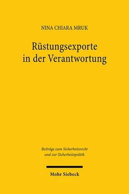 Abbildung von Mruk | Rüstungsexporte in der Verantwortung | 1. Auflage | 2024 | 15 | beck-shop.de