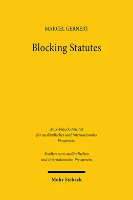 Abbildung von Gernert | Blocking Statutes | 1. Auflage | 2024 | beck-shop.de