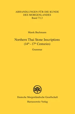 Abbildung von Buchmann | Northern Thai Stone Inscriptions (14th-17th Centuries) | 1. Auflage | 2024 | beck-shop.de
