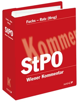 Abbildung von Fuchs / Ratz | Wiener Kommentar zur StPO | 1. Auflage | 2024 | beck-shop.de