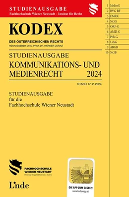 Abbildung von Doralt | KODEX Studienausgabe Kommunikations- und Medienrecht | 1. Auflage | 2024 | beck-shop.de