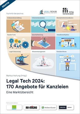Abbildung von Hartung (Hrsg.) | Legal Tech 2024: 170 Angebote für Kanzleien | | 2024 | beck-shop.de