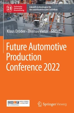 Abbildung von Dröder / Vietor | Future Automotive Production Conference 2022 | 1. Auflage | 2024 | beck-shop.de