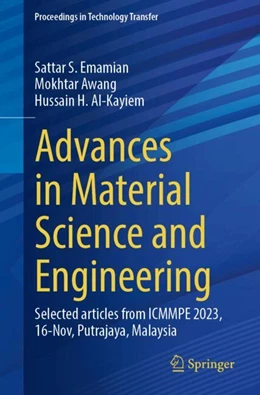 Abbildung von Emamian / Awang | Advances in Material Science and Engineering | 1. Auflage | 2024 | beck-shop.de