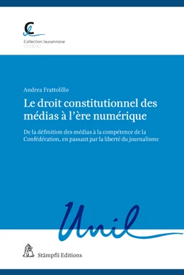 Abbildung von Frattolillo | Le droit constitutionnel des médias à l’ère numérique | 1. Auflage | 2024 | 102 | beck-shop.de
