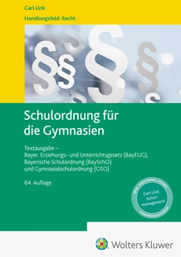 Abbildung von Schulordnung für die Gymnasien | 64. Auflage | 2024 | beck-shop.de