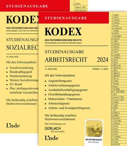 Abbildung von Doralt | KODEX-Paket Studienausgabe Arbeits- und Sozialrecht 2024 | 13. Auflage | 2024 | beck-shop.de