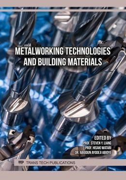 Abbildung von Liang / Watari | Metalworking Technologies and Building Materials | 1. Auflage | 2024 | beck-shop.de