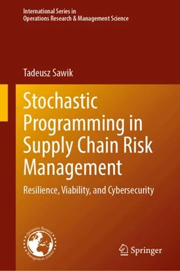 Abbildung von Sawik | Stochastic Programming in Supply Chain Risk Management | 1. Auflage | 2024 | 359 | beck-shop.de
