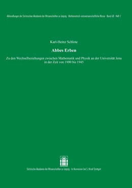 Abbildung von Schlote | Abbes Erben | 1. Auflage | 2024 | beck-shop.de