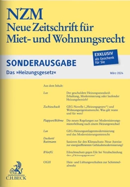 Abbildung von NZM Sonderausgabe Das »Heizungsgesetz« | 1. Auflage | 2024 | beck-shop.de