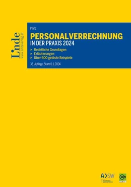 Abbildung von Prinz | Personalverrechnung in der Praxis 2024 | 35. Auflage | 2024 | beck-shop.de