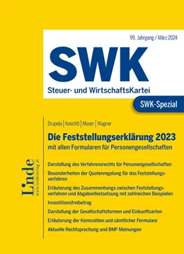 Abbildung von Drapela / Knechtl | SWK-Spezial Die Feststellungserklärung 2023 | 1. Auflage | 2024 | beck-shop.de