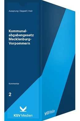 Abbildung von Aussprung / Seppelt | Kommunalabgabengesetz Mecklenburg-Vorpommern (KAG M-V) | 1. Auflage | 2023 | beck-shop.de