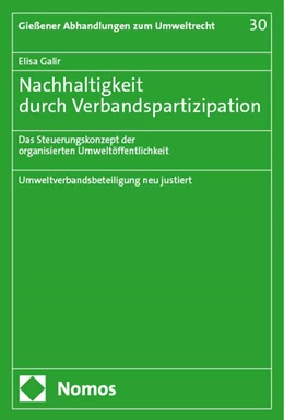 Abbildung von Galir | Nachhaltigkeit durch Verbandspartizipation | 1. Auflage | 2024 | beck-shop.de