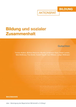 Abbildung von vbw - Vereinigung der Bayerischen Wirtschaft e. V. | Bildung und sozialer Zusammenhalt | 1. Auflage | 2024 | beck-shop.de