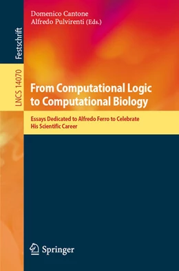 Abbildung von Cantone / Pulvirenti | From Computational Logic to Computational Biology | 1. Auflage | 2024 | beck-shop.de