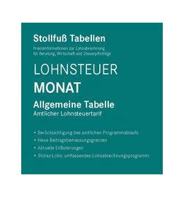 Abbildung von Tabelle, Lohnsteuer 2024, Monat | 64. Auflage | 2024 | beck-shop.de