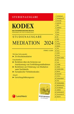 Abbildung von Doralt | KODEX Mediation Studienausgabe | 1. Auflage | 2024 | beck-shop.de