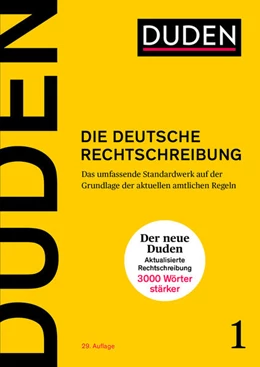 Abbildung von Duden - Die deutsche Rechtschreibung | 29. Auflage | 2024 | beck-shop.de