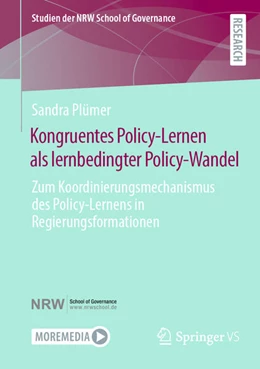 Abbildung von Plümer | Kongruentes Policy-Lernen als lernbedingter Policy-Wandel | 1. Auflage | 2024 | beck-shop.de
