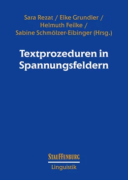 Abbildung von Rezat / Grundler | Textprozeduren in Spannungsfeldern | 1. Auflage | 2024 | beck-shop.de