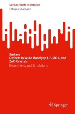 Abbildung von Sharopov | Surface Defects in Wide-Bandgap LiF, SiO2, and ZnO Crystals | 1. Auflage | 2024 | beck-shop.de