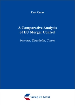 Abbildung von Çinar | A Comparative Analysis of EU Merger Control | 1. Auflage | 2024 | 186 | beck-shop.de