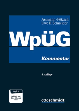 Abbildung von Assmann / Pötzsch | Wertpapiererwerbs- und Übernahmegesetz | 4. Auflage | 2024 | beck-shop.de