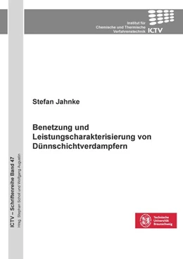 Abbildung von Jahnke | Benetzung und Leistungscharakterisierung von Dünnschichtverdampfern | 1. Auflage | 2024 | beck-shop.de