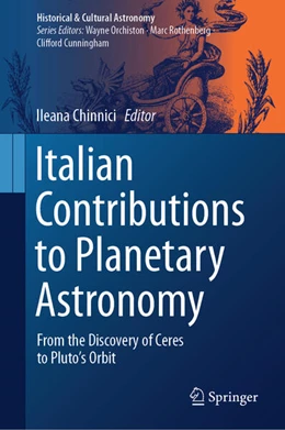 Abbildung von Chinnici | Italian Contributions to Planetary Astronomy | 1. Auflage | 2024 | beck-shop.de