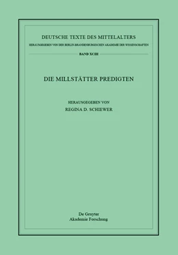 Abbildung von Schiewer | Die Millstätter Predigten | 1. Auflage | 2024 | beck-shop.de