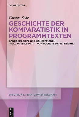 Abbildung von Zelle | Geschichte der Komparatistik in Programmtexten | 1. Auflage | 2024 | beck-shop.de