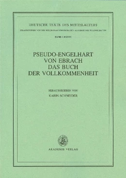 Abbildung von Schneider | Pseudo-Engelhart von Ebrach. Das Buch der Vollkommenheit | 1. Auflage | 2006 | beck-shop.de