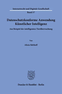 Abbildung von Sütthoff | Datenschutzkonforme Anwendung Künstlicher Intelligenz. | 1. Auflage | 2024 | 57 | beck-shop.de