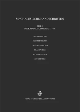Abbildung von Singhalesische Handschriften | 1. Auflage | 2024 | 22.3 | beck-shop.de