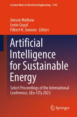 Abbildung von Mathew / Gopal | Artificial Intelligence for Sustainable Energy | 1. Auflage | 2024 | beck-shop.de
