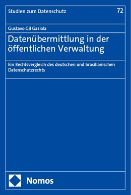 Abbildung von Gasiola | Datenübermittlung in der öffentlichen Verwaltung | 1. Auflage | 2024 | 72 | beck-shop.de