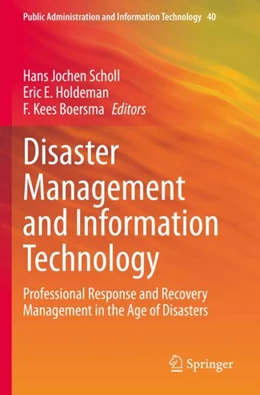 Abbildung von Scholl / Boersma | Disaster Management and Information Technology | 1. Auflage | 2024 | beck-shop.de